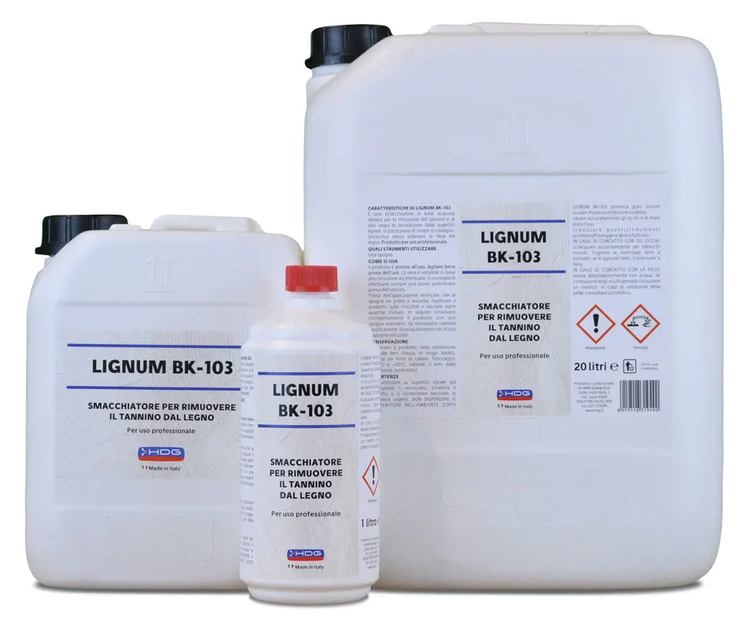 Lignum BK-103 - formati di vendita