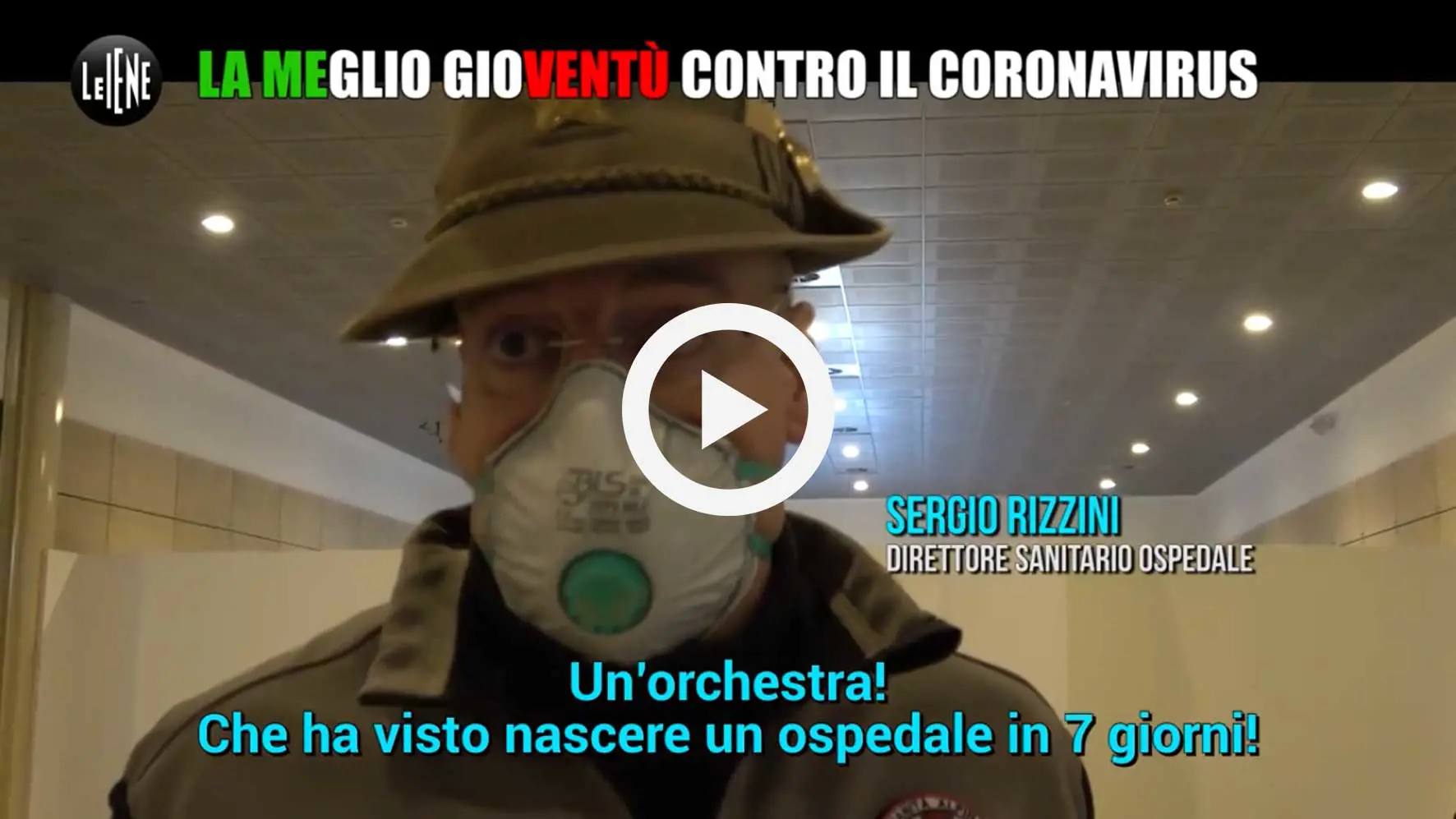 Le Iene - Ospedale degli Alpini di Bergamo