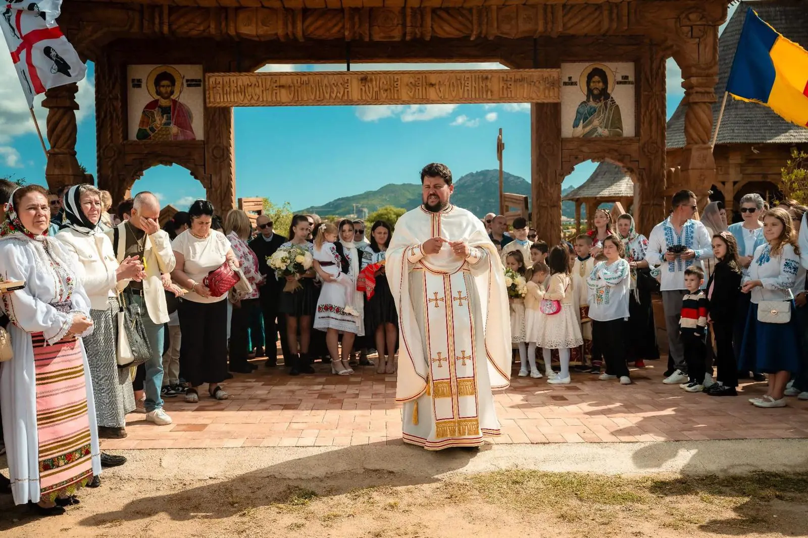 Chiesa Ortodossa di Olbia - un momento della consacrazione
